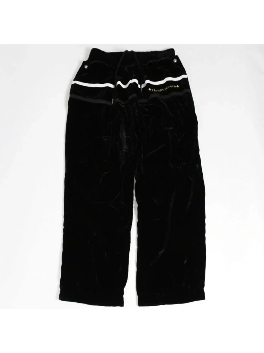 Chrome Hearts Velvet Tracksuit Pants S Crossball